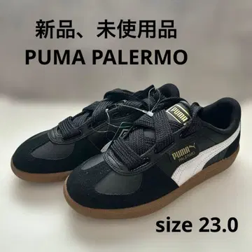 [새상품, 미사용품] PUMA PALERMO WIDE LACE SD 블랙