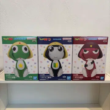 커다란 SOFVIMATES 개구리 중사 케로로 타마마 이등병 기로로 하사