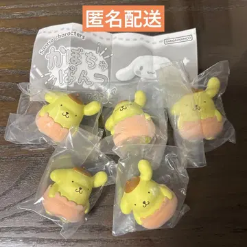 산리오 호박 팬츠 피규어 폼폼푸딩 5개 세트