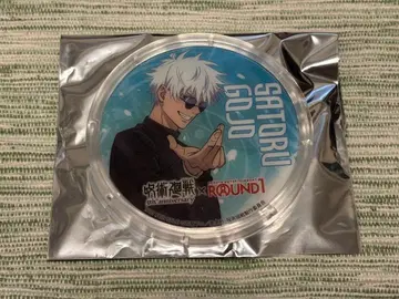 주술회전 라운드원 콜라보 아크릴 코스터 고죠 사토루