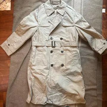 실물 새상품 미국 해병대 USMC 카키 트렌치코트 40R 라이너 포함