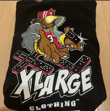 XLARGE 블랙 후드티