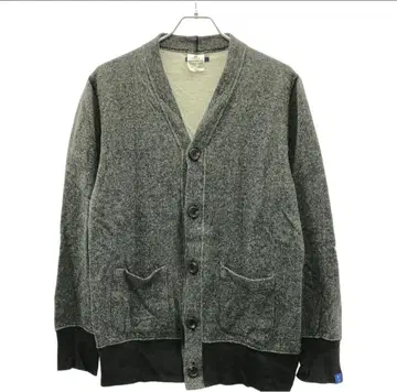 LOOPWHEELER Extra Light 코튼 맨투맨 가디건 L