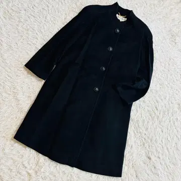 캐시미어 100% 코트 블랙 여성용 코트