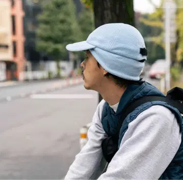 SIESTA BLUE LUG fleece earflap cap