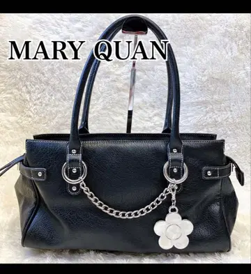 MARY QUANT 블랙 숄더백