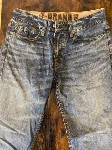 Z-BRAND 블루 데님 스트레이트 레그