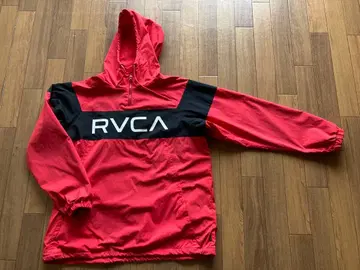 RVCA 아노락/풀오버/나일론 자켓/L/나일론/레드