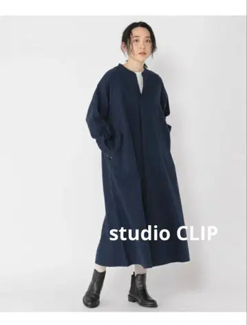 택 포함 새상품 studio CLIP 롱 원피스 스키퍼 기모