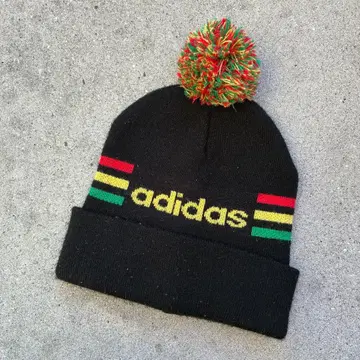 adidas 아디다스 니트 모자 구제 의류 비니 모자 꽁지 라스타