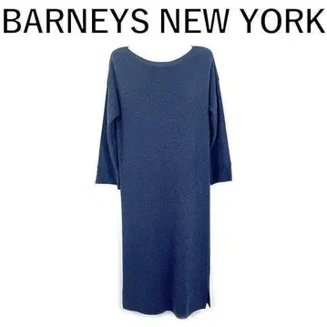 바니스뉴욕 BARNEYS 니트 원피스 울 네이비 계열