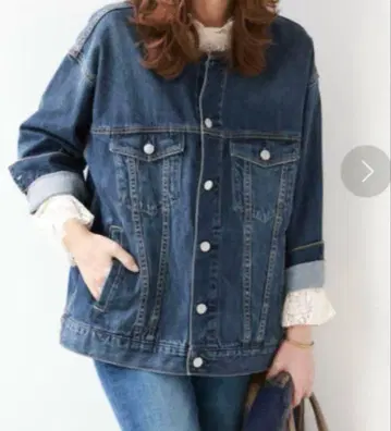 저널 스탠다드 리룸 데님 자켓 네이비