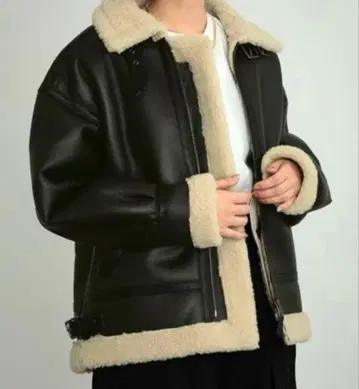 AIPHA INEUSTRIES 무스탕 자켓 블랙