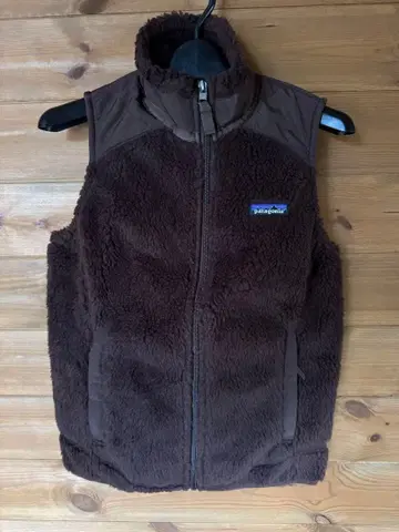 patagonia 플리스 베스트 S 사이즈 브라운