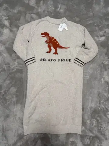 택 포함 새상품 GELATO PIQUE 공룡 패턴 플리스 룸웨어