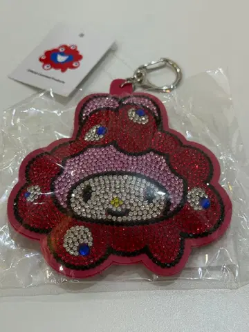 만박 미야쿠미야쿠 마이멜로디 반짝이는 가죽 키링 산리오