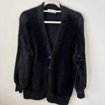 모헤어 가디건 긴팔