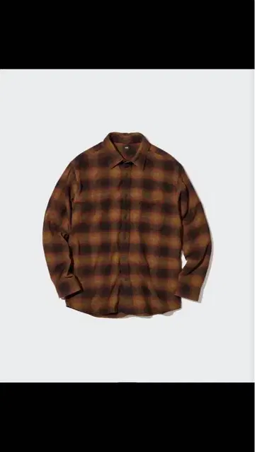 [ 미사용 ] UNIQLO 유니클로 체크 셔츠 긴팔 셔츠 2XL
