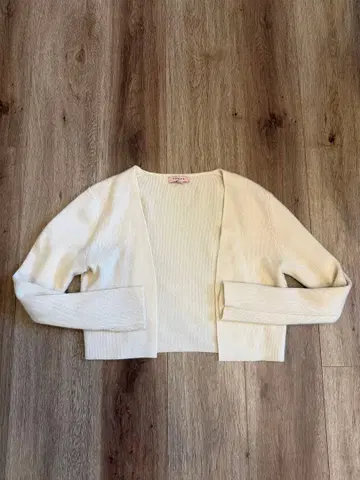 TOCCA 토카 아이보리 캐시미어 볼레로 가디건