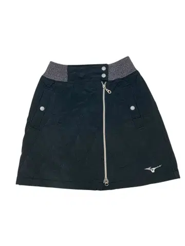MIZUNO 미즈노 블랙 에어테크 퀼팅 스커트 골프 가을/겨울