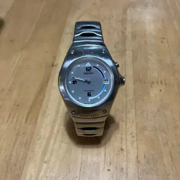 SEIKO 자동 와인딩 손목시계 실버