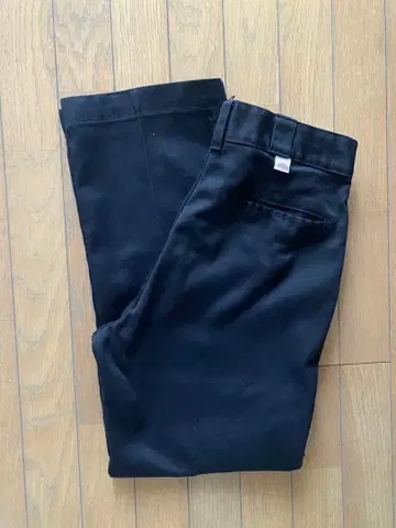 [ 치비 택 usa W31 ] dickies 80s 블랙 워크 팬츠
