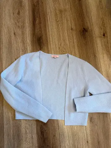 TOCCA 토카 라이트 블루 캐시미어 볼레로 가디건