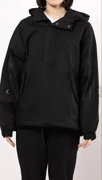 adidas 블랙 여성용 윈드 자켓