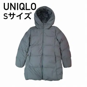 유니클로 심리스 다운 숏코트 여성용 S 올리브