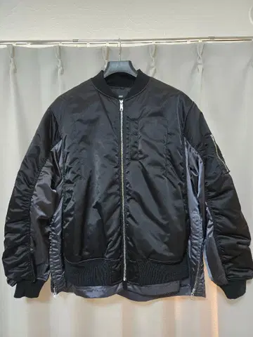 HARE 사이드 ZIP 레이어드 MA-1