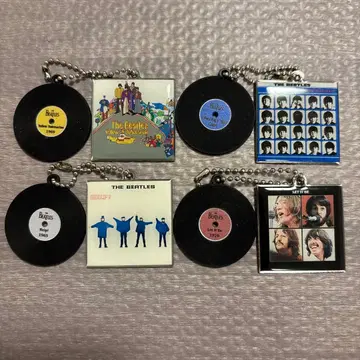 레코드 참 비틀즈 Beatles 키링 세트