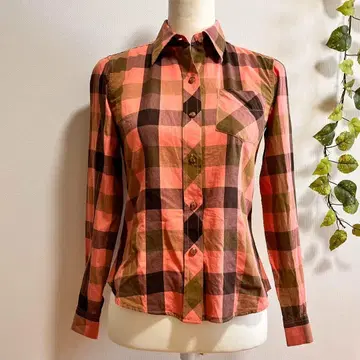 L.L.BEAN 엘엘빈 체크 셔츠 여성용 XS 새상품급