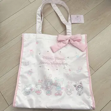 메조피아노 산리오 토트백 쿠로미 마이멜로디 키티 시나몬