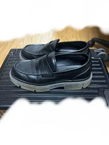 ZARA 자라 클리어 솔 통굽 로퍼