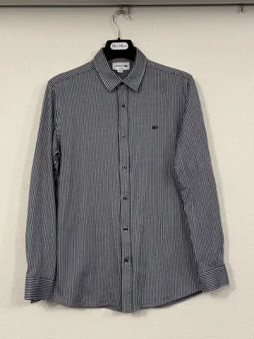 LACOSTE 슬림핏 스트라이프 셔츠 S