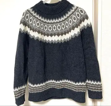 417 EDIFICE 울 노르딕 스웨터