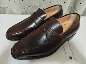 미사용품 스코치 그레인 NL-2245 코인 로퍼 브라운 25.0