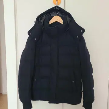 유니클로 스트레치 울 블렌드 다운 자켓 M