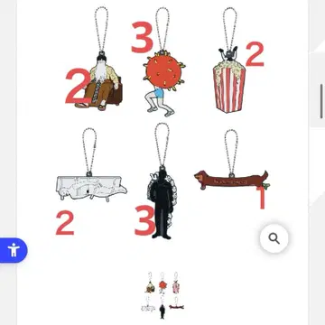 [ 총 6종 세트 ] 스시라멘리쿠 제일복권 F상 러버 참