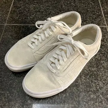 VANS 올드스쿨 스웨이드 화이트
