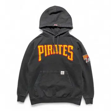 USA 구제 의류 MLB 피츠버그 파이리츠 맨투맨 후드티 로고 자수