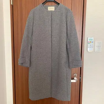 FARICA 그레이 노카라 코트