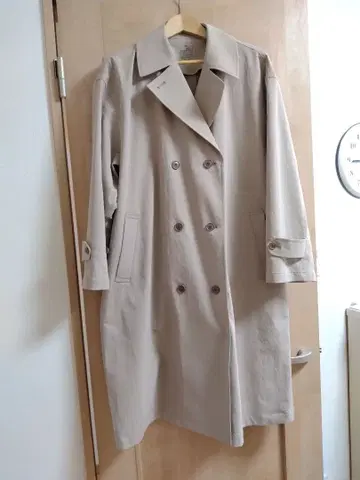 새상품급 발수 트렌치코트 여성 XXL 라이트 베이지