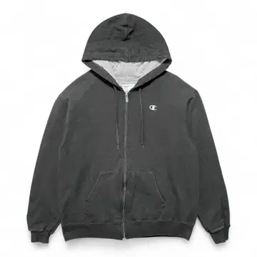 USA 구제 의류 챔피온 집업 맨투맨 후드티 블랙 L