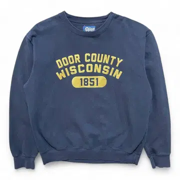 USA 구제 의류 위스콘신주 맨투맨 트레이닝복 네이비 남성용 M