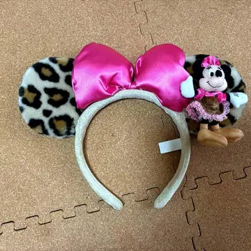 미니 마우스 레오파드 무늬 머리띠