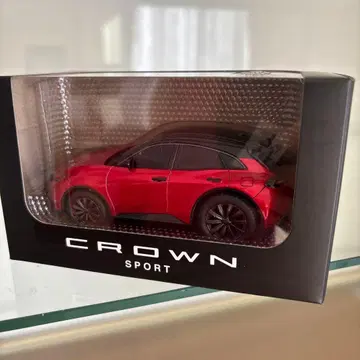 CROWN SPORT 빨간색 미니카 투명 케이스 포함