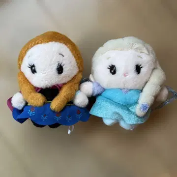 디즈니 스토어 안나와 눈의 여왕 우루포챠짱 안나 엘사