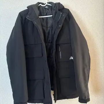 뉴발란스 블랙 다운 자켓 S
