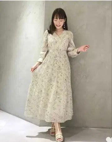 31 sons de mode 플리츠 프린트 원피스